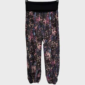 Lululemon Om Jogger Pant Floral Multicolor Women's Size 2 Commuter Activewear